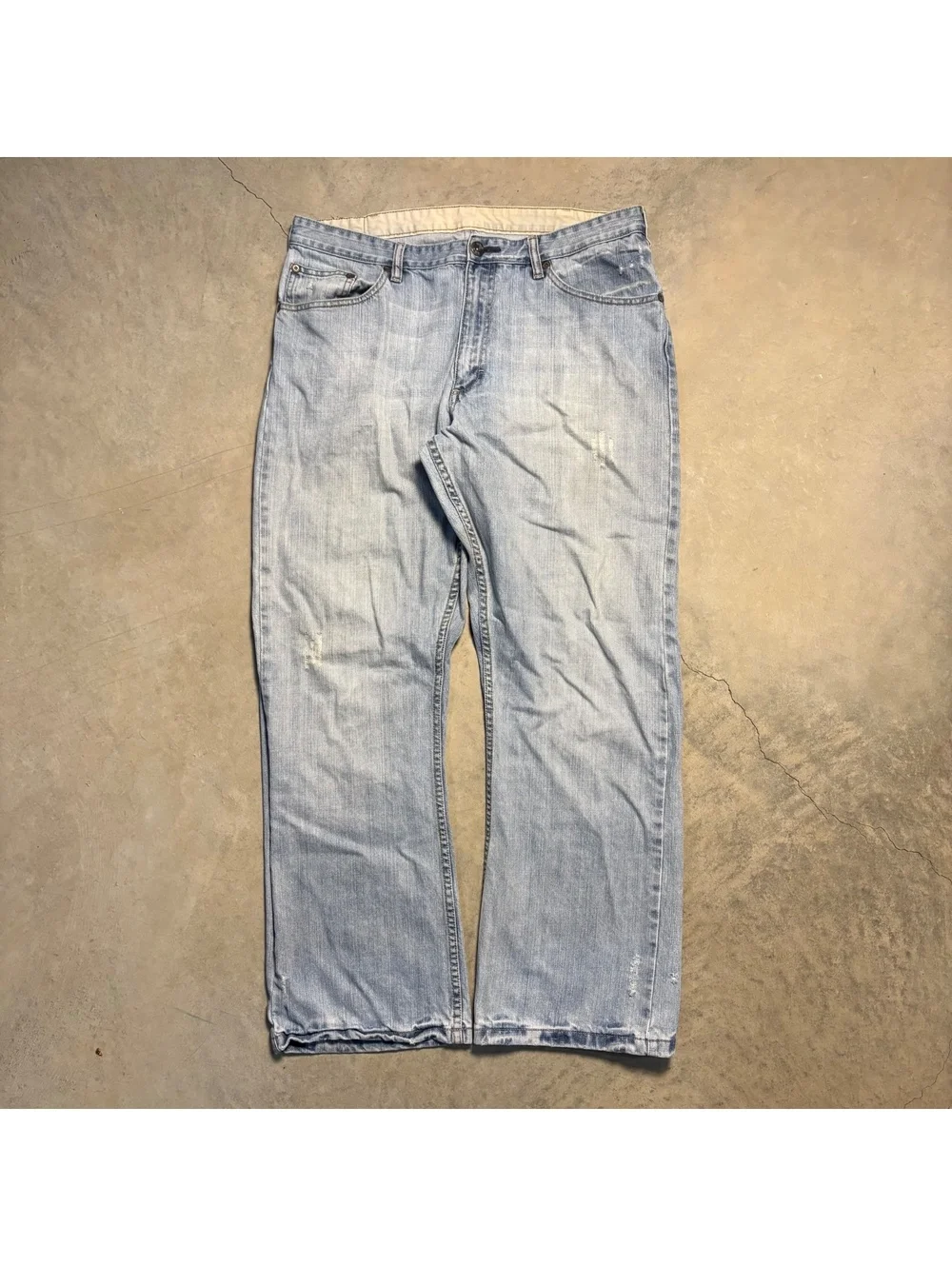 Lee baggy light wash denim jeans